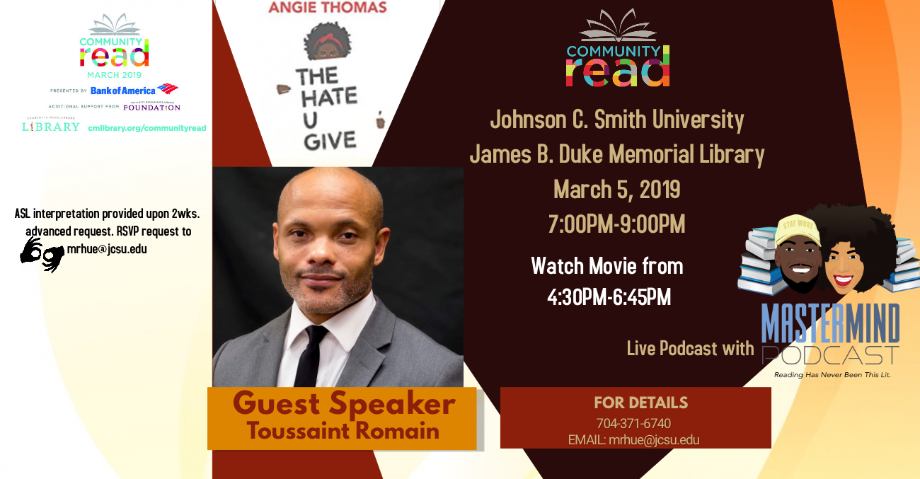 JCSU Commuity Read